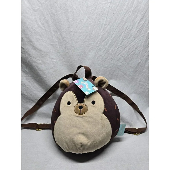 Squishmallows Other - Squishmallows Hans Hedgehog Unisex 10" Plush Mini Backpack, Brown